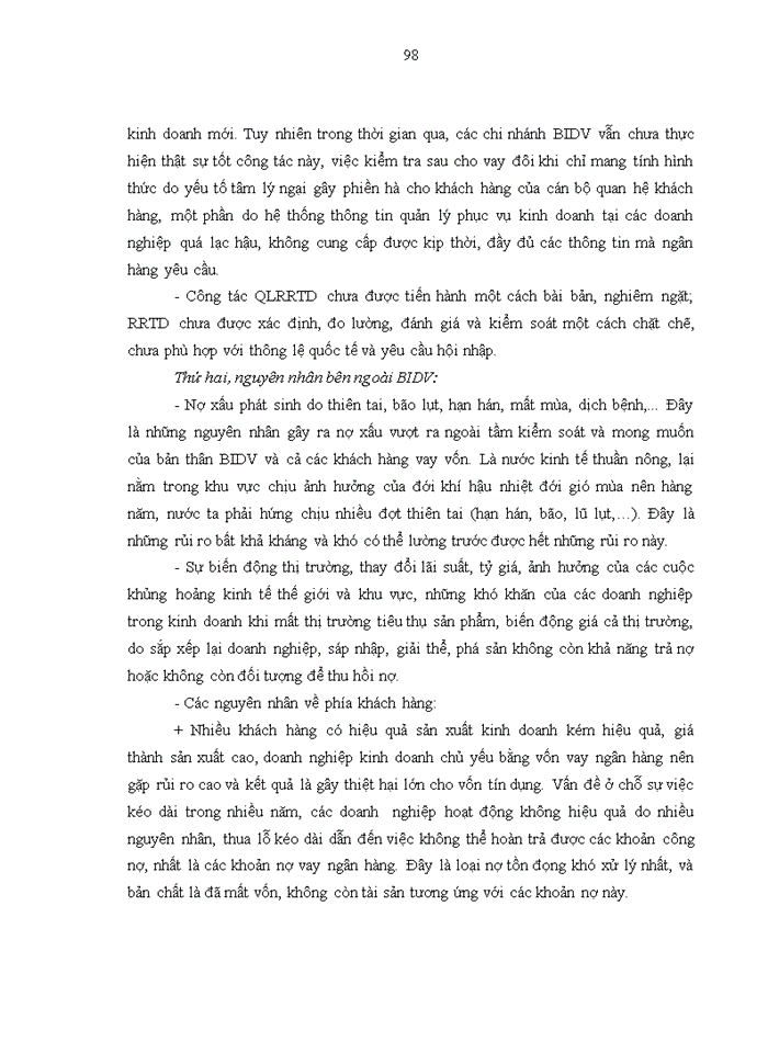 image for page Hoàn thiện công tác quản trị rủi ro tín dụng tại Ngân hàng TMCP Đầu tư và Phát triển Việt Nam