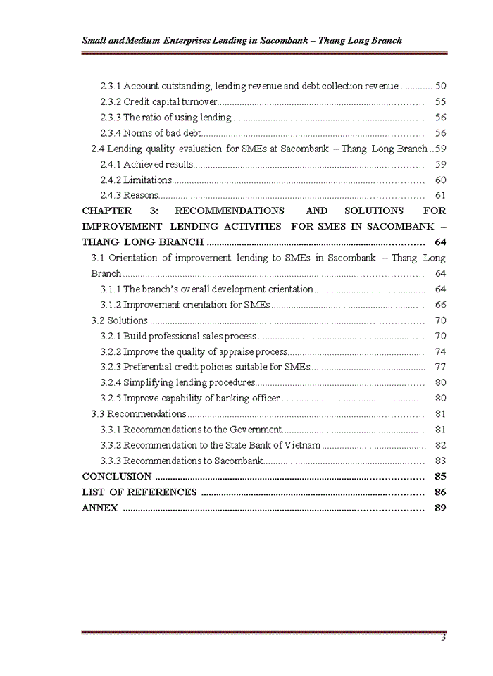 image for page Small and Medium Enterprises Lending in Sacombank – Thang Long Branch