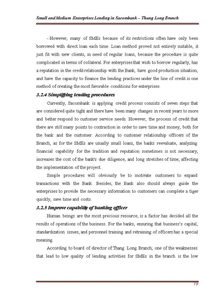 image for page Small and Medium Enterprises Lending in Sacombank – Thang Long Branch