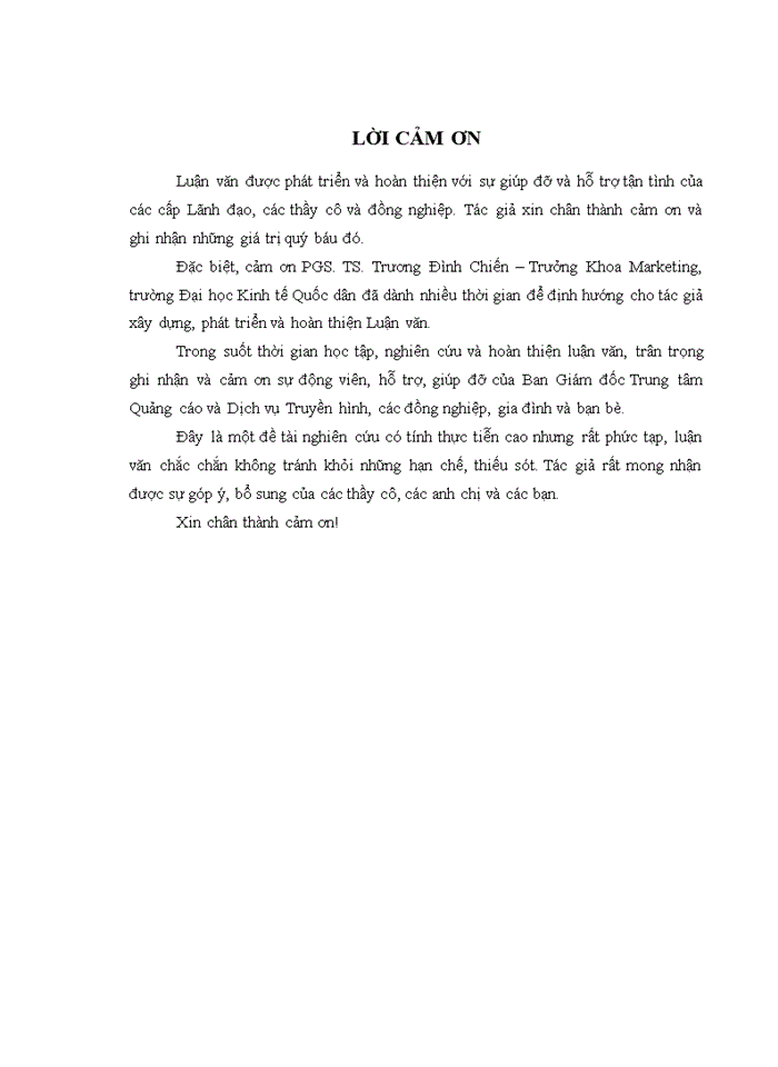 image for page Chất lượng dịch vụ khách hàng của Trung tâm Quảng cáo và Dịch vụ Truyền hình