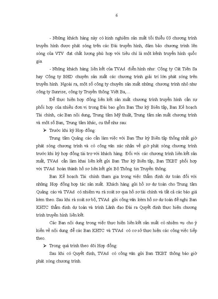 image for page Chất lượng dịch vụ khách hàng của Trung tâm Quảng cáo và Dịch vụ Truyền hình