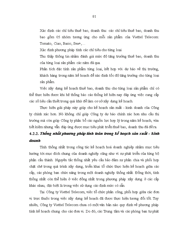 image for page Hoàn thiện công tác lập kế hoạch kinh doanh tại Tổng Công ty Viễn thông quân đội Viettel (Viettel Telecom)