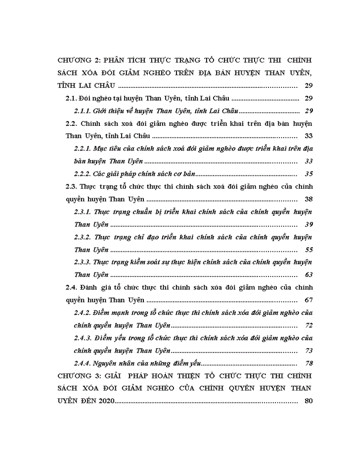 image for page Tổ chức thực thi chính sách xoá đói giảm nghèo trên địa bàn huyện than uyên, tỉnh lai châu