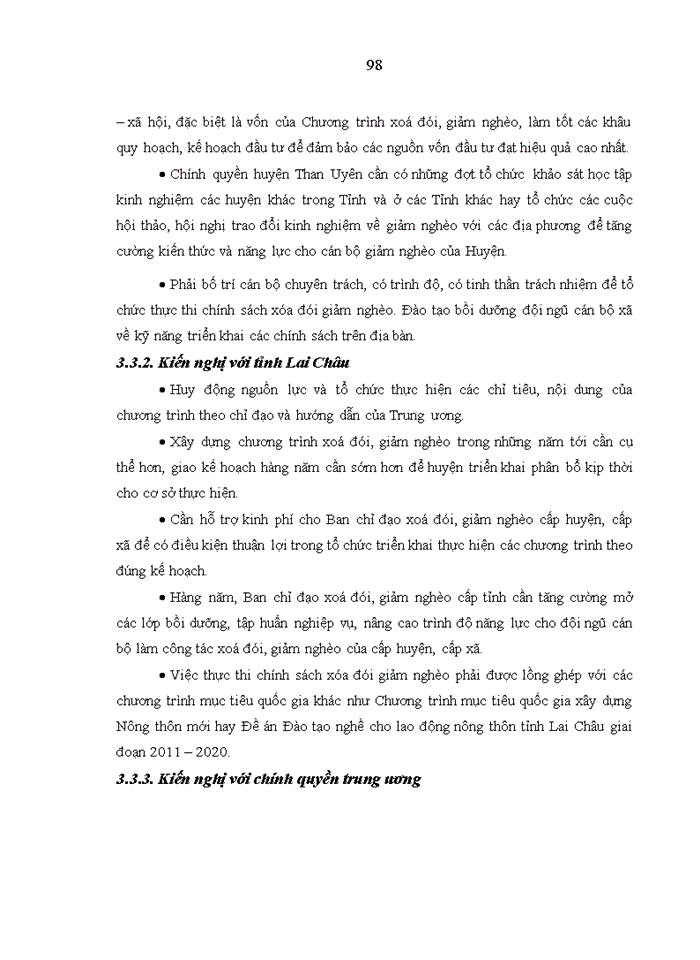 image for page Tổ chức thực thi chính sách xoá đói giảm nghèo trên địa bàn huyện than uyên, tỉnh lai châu