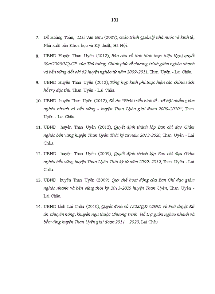 image for page Tổ chức thực thi chính sách xoá đói giảm nghèo trên địa bàn huyện than uyên, tỉnh lai châu