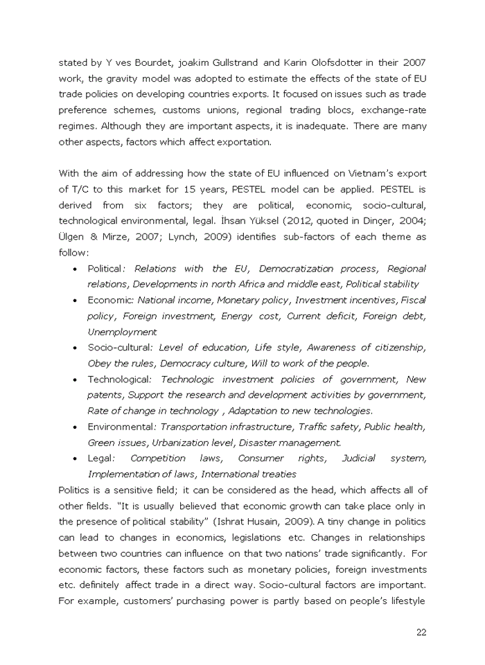 image for page Difficulties in vietnam’s export of textiles and clothing to the european union market in the period from 1992 to 2007