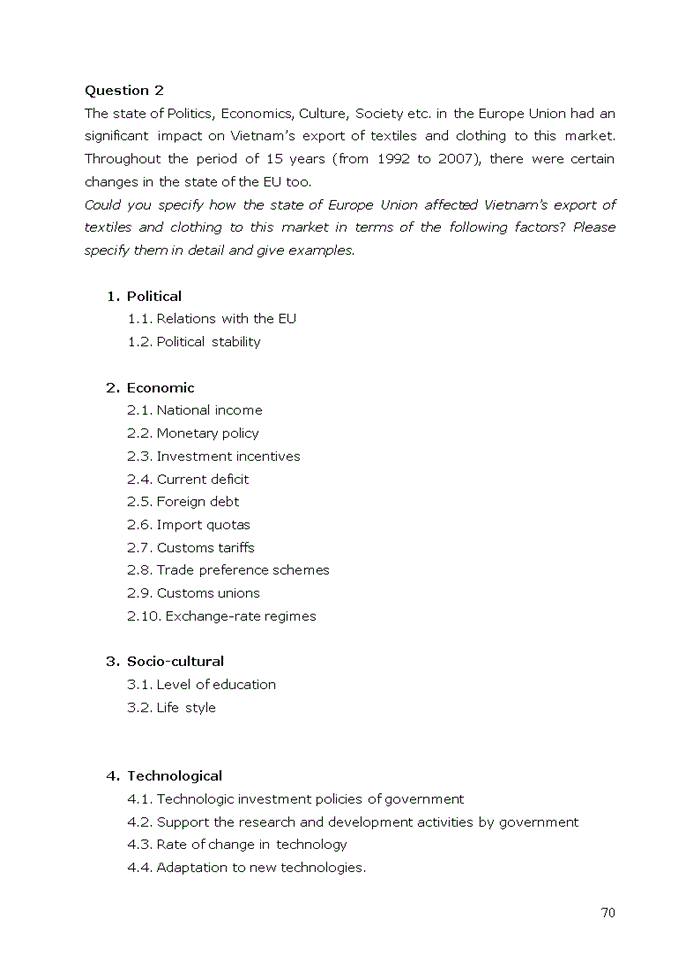image for page Difficulties in vietnam’s export of textiles and clothing to the european union market in the period from 1992 to 2007