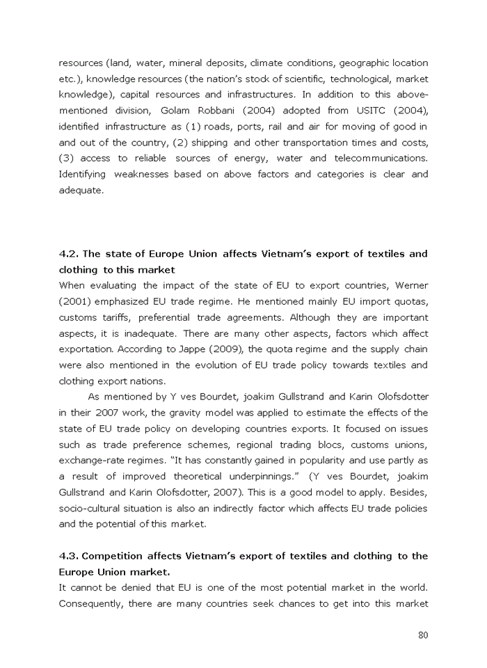 image for page Difficulties in vietnam’s export of textiles and clothing to the european union market in the period from 1992 to 2007