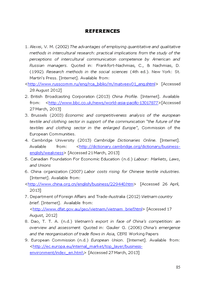 image for page Difficulties in vietnam’s export of textiles and clothing to the european union market in the period from 1992 to 2007