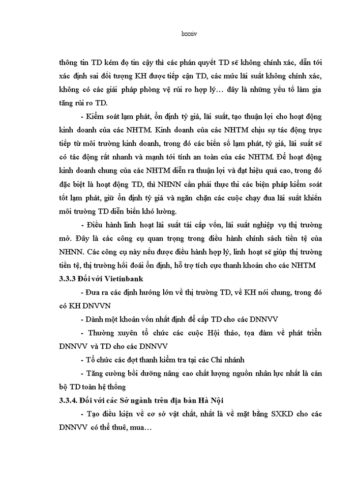 image for page Giải pháp mở rộng và nâng cao chất lượng tín dụng đối với doanh nghiệp nhỏ và vừa tại Ngân hàng TMCP Công thương Việt Nam- Chi nhánh Ba Đình