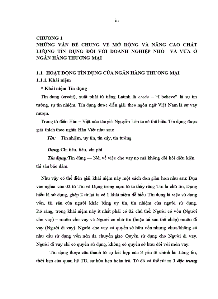 image for page Giải pháp mở rộng và nâng cao chất lượng tín dụng đối với doanh nghiệp nhỏ và vừa tại Ngân hàng TMCP Bắc Á- Chi nhánh Hà Nội
