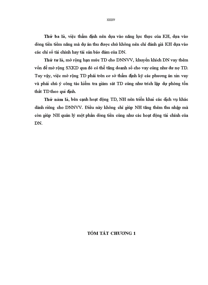 image for page Giải pháp mở rộng và nâng cao chất lượng tín dụng đối với doanh nghiệp nhỏ và vừa tại Ngân hàng TMCP Bắc Á- Chi nhánh Hà Nội