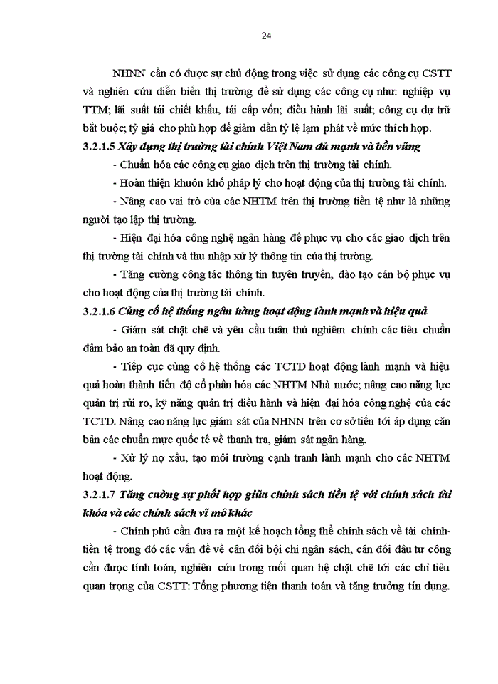 image for page Chính sách mục tiêu lạm phát, khả năng áp dụng trong điều hành chính sách tiền tệ tại Việt Nam