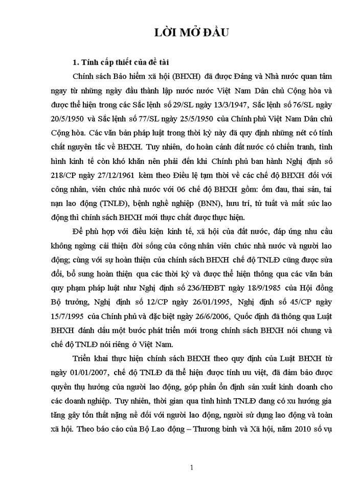 image for page Giải pháp hoàn thiện chính sách BHXH về chế độ TNLĐ ở Việt Nam