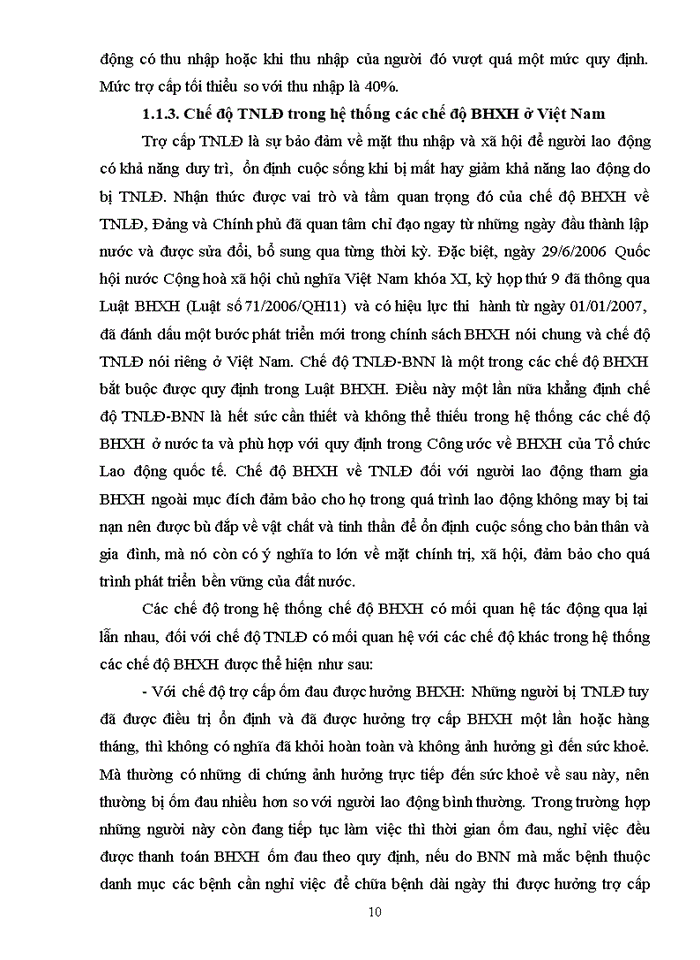 image for page Giải pháp hoàn thiện chính sách BHXH về chế độ TNLĐ ở Việt Nam