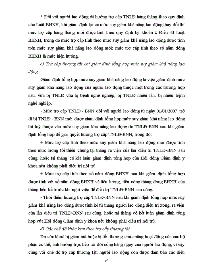 image for page Giải pháp hoàn thiện chính sách BHXH về chế độ TNLĐ ở Việt Nam