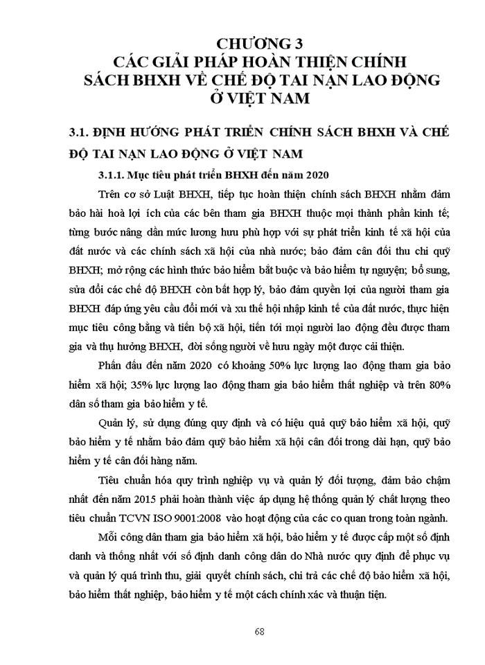 image for page Giải pháp hoàn thiện chính sách BHXH về chế độ TNLĐ ở Việt Nam