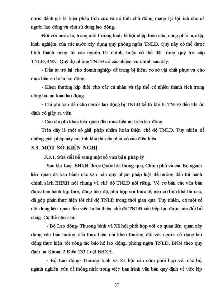 image for page Giải pháp hoàn thiện chính sách BHXH về chế độ TNLĐ ở Việt Nam