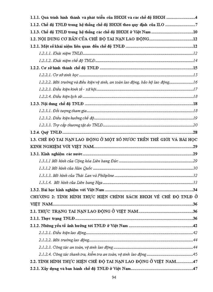 image for page Giải pháp hoàn thiện chính sách BHXH về chế độ TNLĐ ở Việt Nam