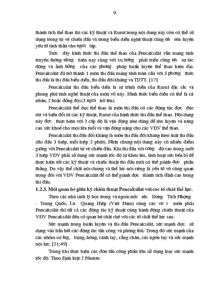 image for page Nghiên cứu xây dựng tiêu chuẩn đánh giá trình độ thể lực cho vận động viên môn pencaksilát đội tuyển trẻ quốc gia lứa tuổi 15 - 17