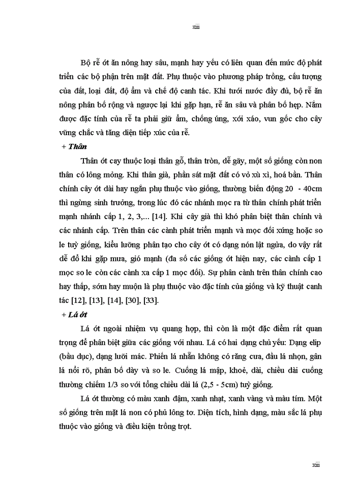 image for page Nghiên cứu đặc điểm nông sinh học của một số giống ớt cay (Capsium annuum L.) phục vụ xuất khẩu cho vùng duyên hải nam trung bộ