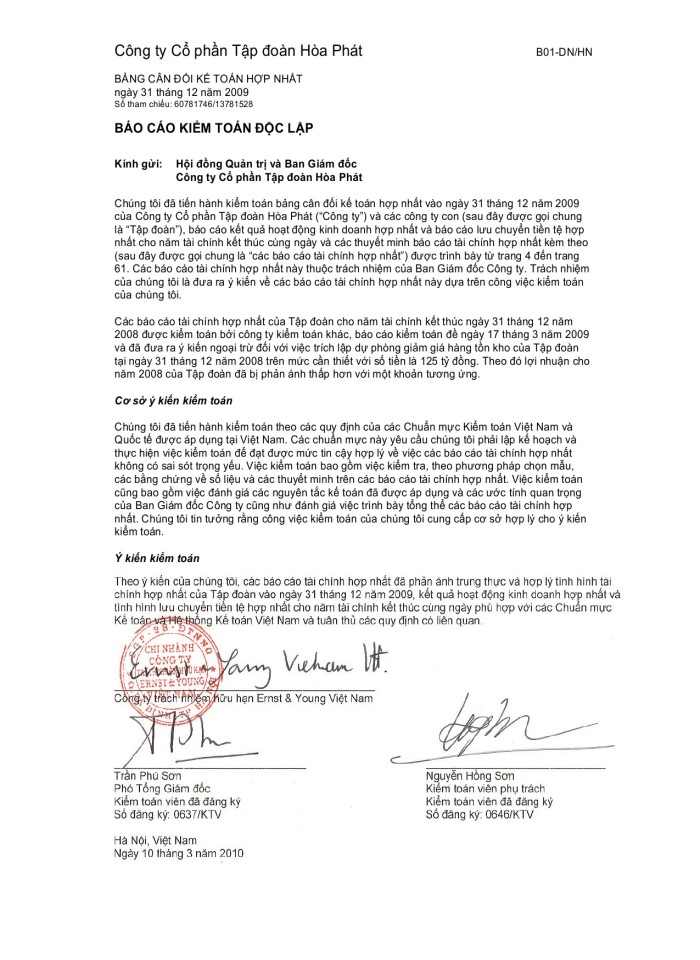 image for page Hoàn thiện phân tích báo cáo tài chính tại công ty cổ phần tập đoàn hoà phát