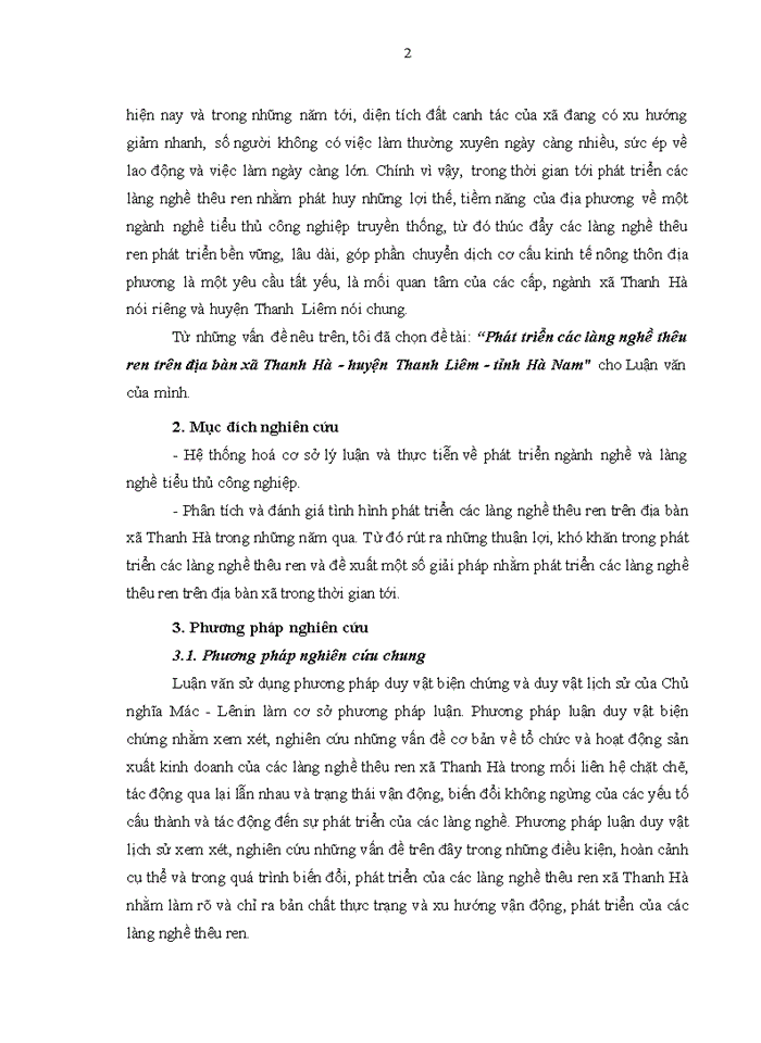 image for page Phát triển các làng nghề thêu ren trên địa bàn xã thanh hà - huyện thanh liêm - tỉnh hà nam