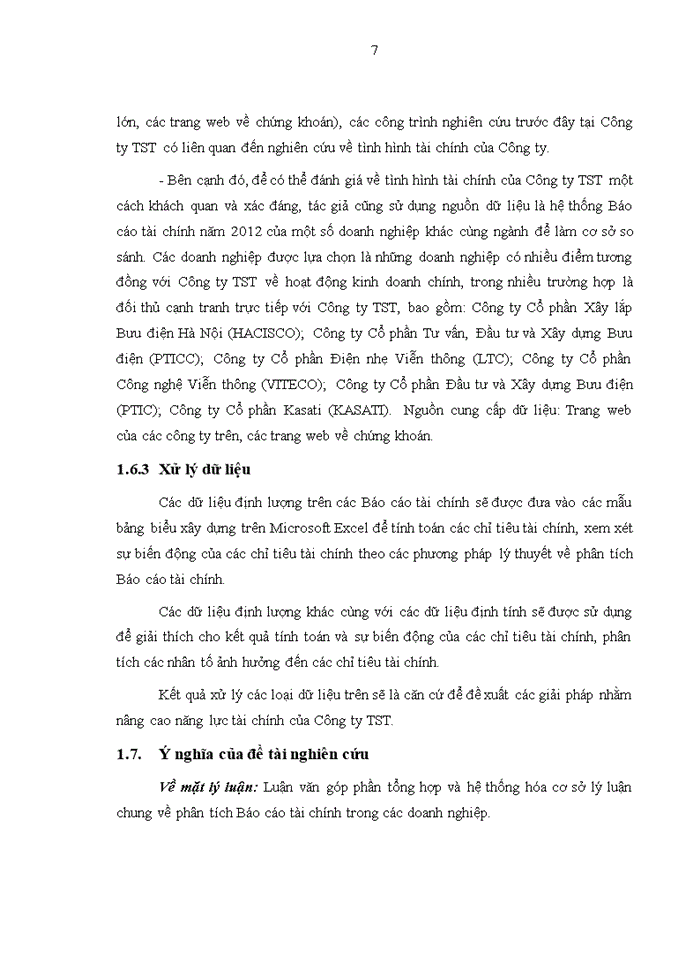 image for page Phân tích Báo cáo tài chính tại Công ty Cổ phần Dịch vụ Kỹ thuật Viễn thông