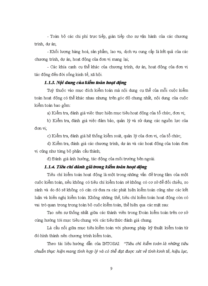 image for page Vận dụng kiểm toán hoạt động vào kiểm toán đầu tư xây dựng nhà máy thuỷ điện do kiểm toán nhà nước thực hiện