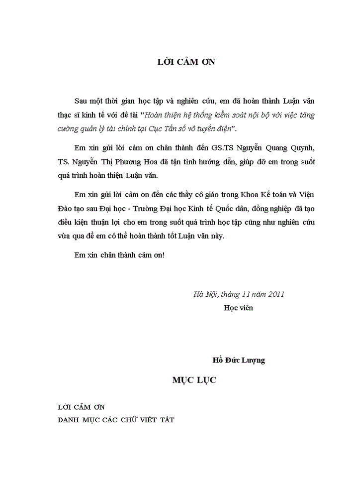 image for page Hoàn thiện hệ thống kiểm soát nội bộ với việc tăng cường quản lý tài chính tại Cục Tần số vô tuyến điện