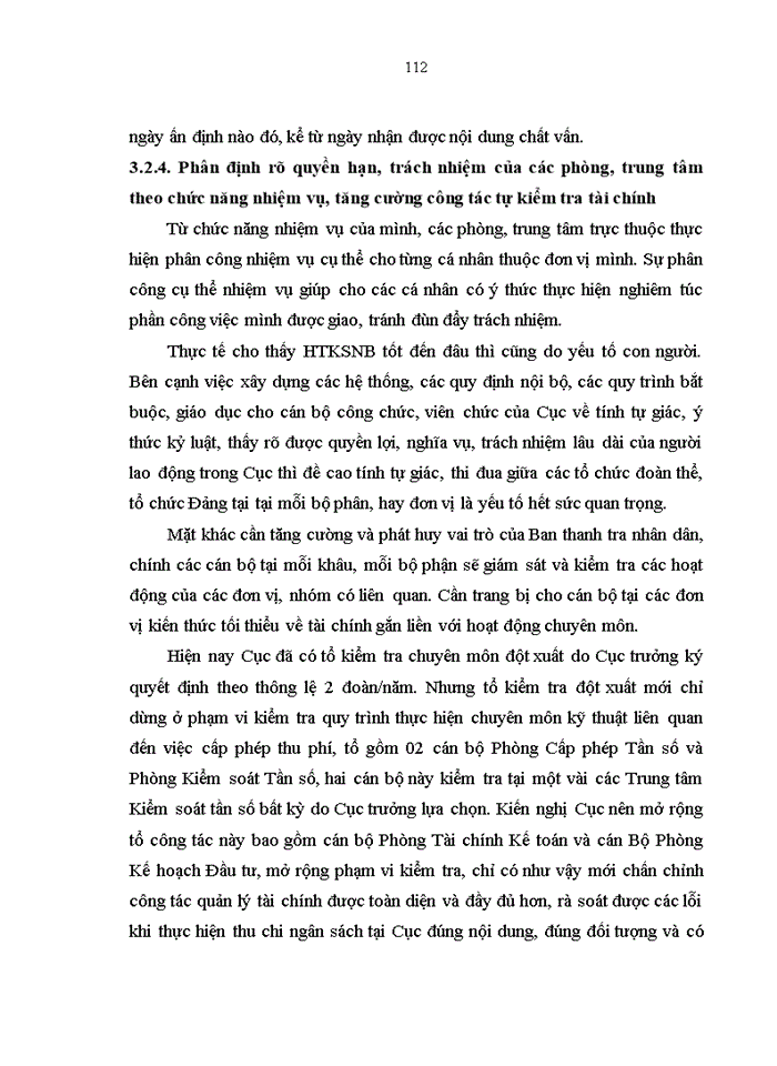 image for page Hoàn thiện hệ thống kiểm soát nội bộ với việc tăng cường quản lý tài chính tại Cục Tần số vô tuyến điện