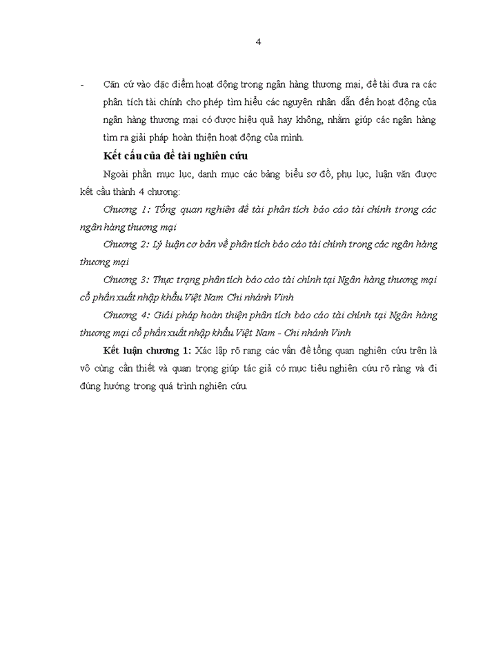 image for page Giải pháp hoàn thiện phân tích báo cáo tài chính tại Ngân hàng thương mại cổ phần xuất nhập khẩu Việt Nam - Chi nhánh Vinh