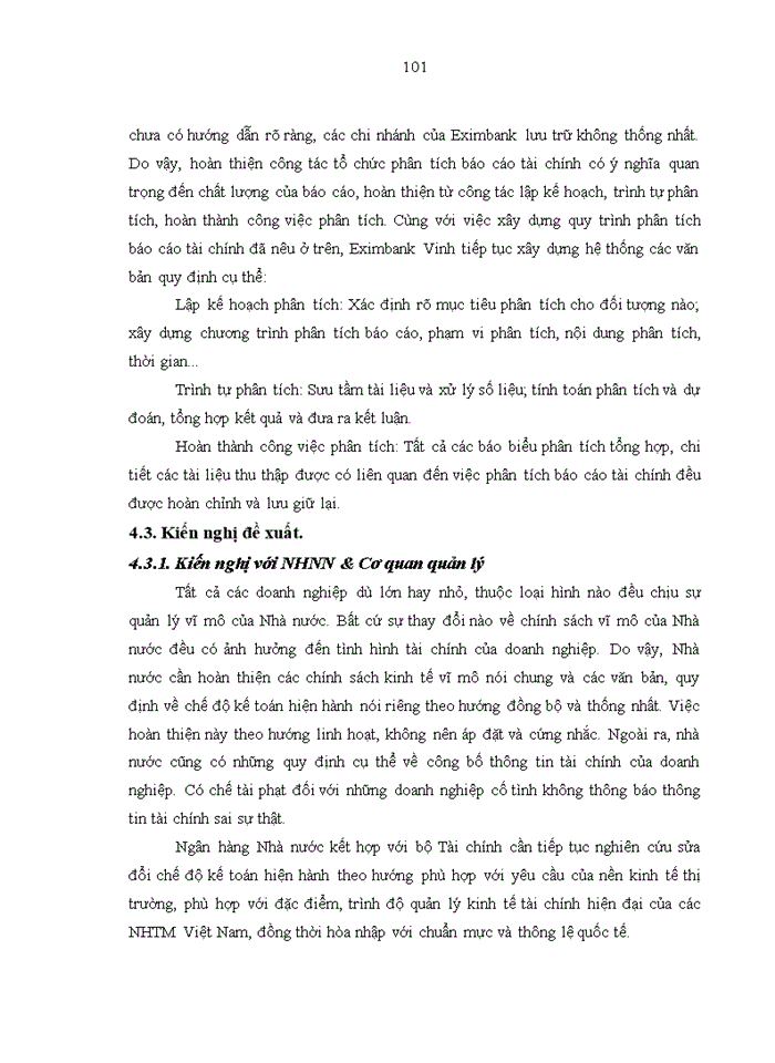 image for page Giải pháp hoàn thiện phân tích báo cáo tài chính tại Ngân hàng thương mại cổ phần xuất nhập khẩu Việt Nam - Chi nhánh Vinh