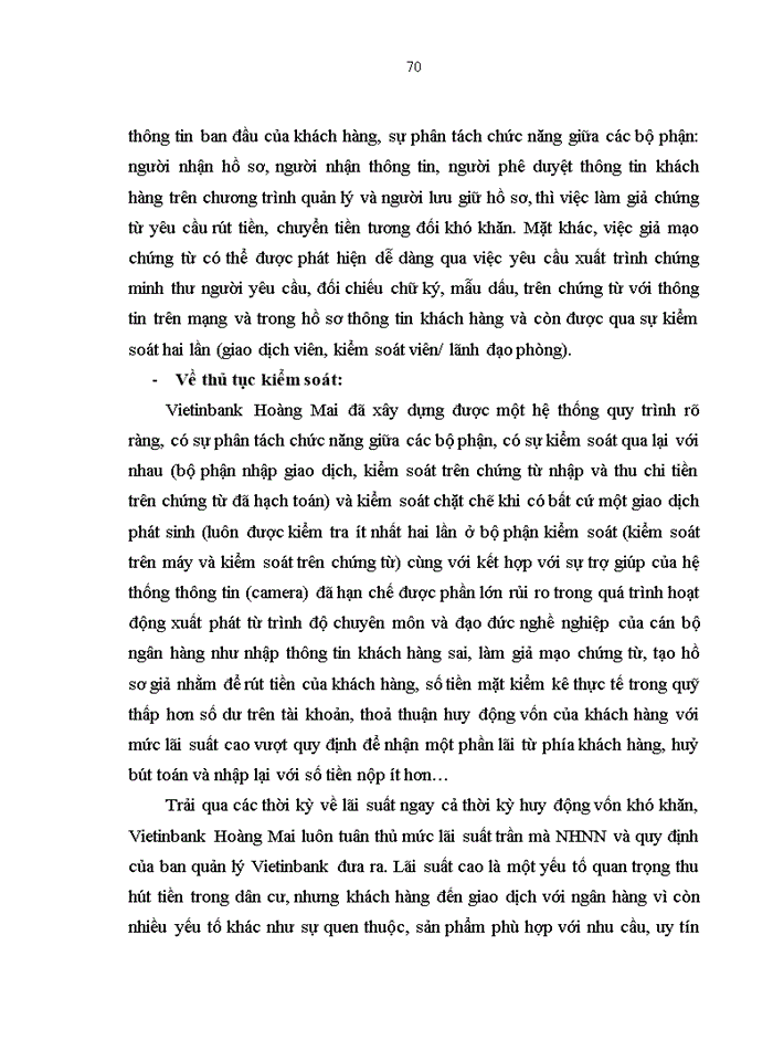 image for page Nghiên cứu lý luận và thực tiễn về hệ thống Kiểm soát nội bộ của Ngân hàng TMCP Công thương Việt Nam - Chi nhánh Hoàng Mai
