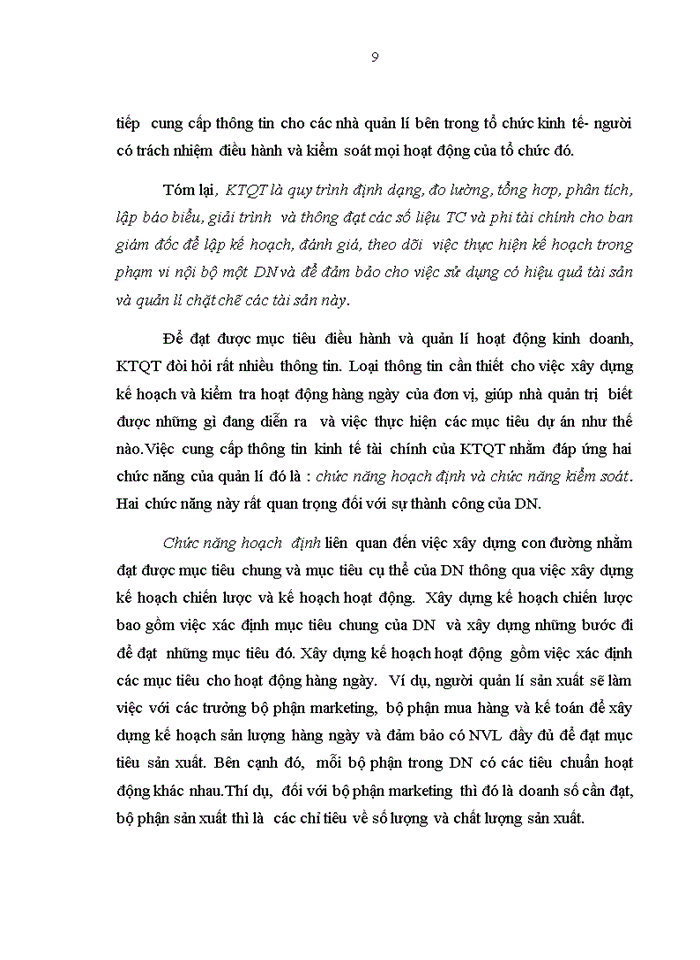 image for page Hoàn thiện kế toán quản trị chi phí, doanh thu và kết quả kinh doanh tại công ty cổ phần chuyển phát nhanh Hợp Nhất miền Bắc