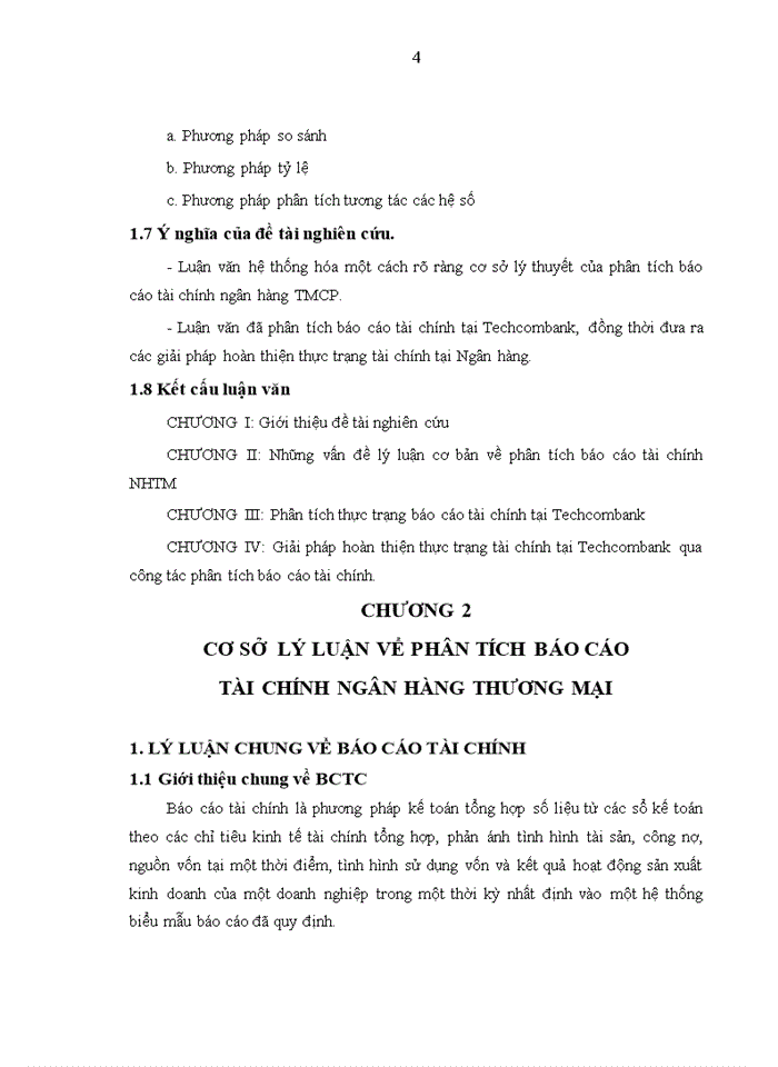 image for page Phân tích báo cáo tài chính tại Ngân hàng TMCP Kỹ Thương Việt Nam, thực trạng và giải pháp