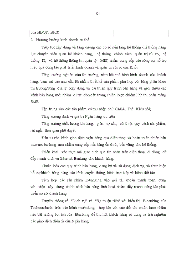 image for page Phân tích báo cáo tài chính tại Ngân hàng TMCP Kỹ Thương Việt Nam, thực trạng và giải pháp