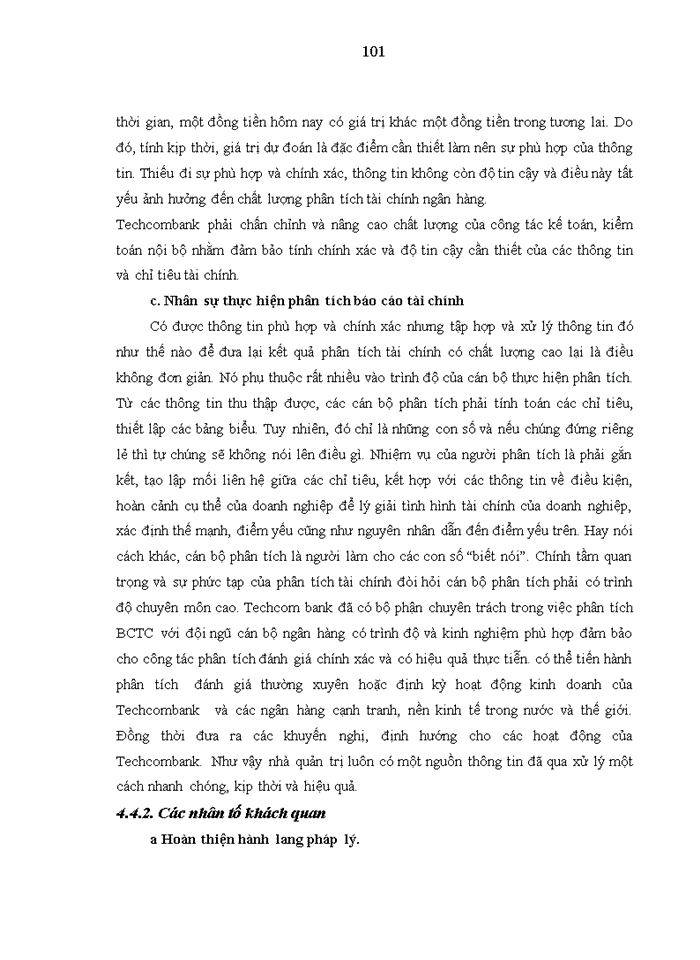 image for page Phân tích báo cáo tài chính tại Ngân hàng TMCP Kỹ Thương Việt Nam, thực trạng và giải pháp