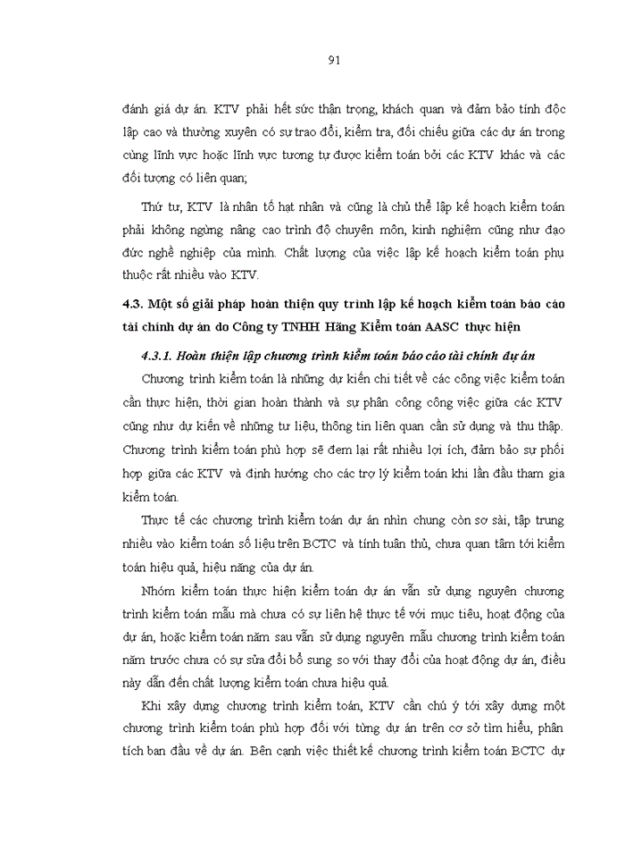 image for page Hoàn thiện quy trình lập kế hoạch kiểm toán báo cáo tài chính dự án do công ty trách nhiệm hữu hạn hãng kiểm toán aasc thực hiện