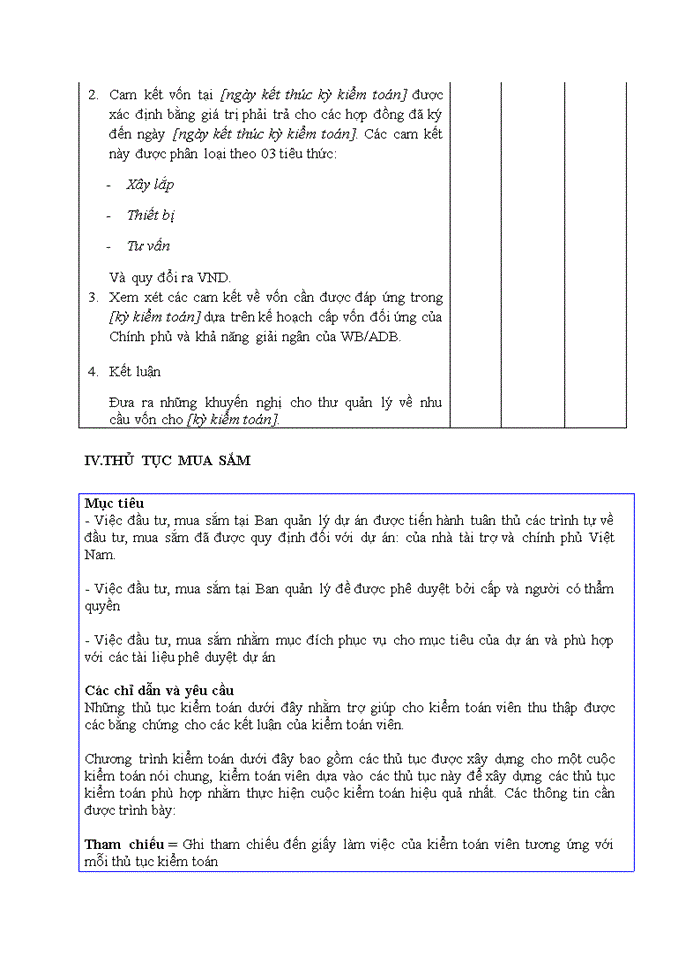 image for page Hoàn thiện quy trình lập kế hoạch kiểm toán báo cáo tài chính dự án do công ty trách nhiệm hữu hạn hãng kiểm toán aasc thực hiện
