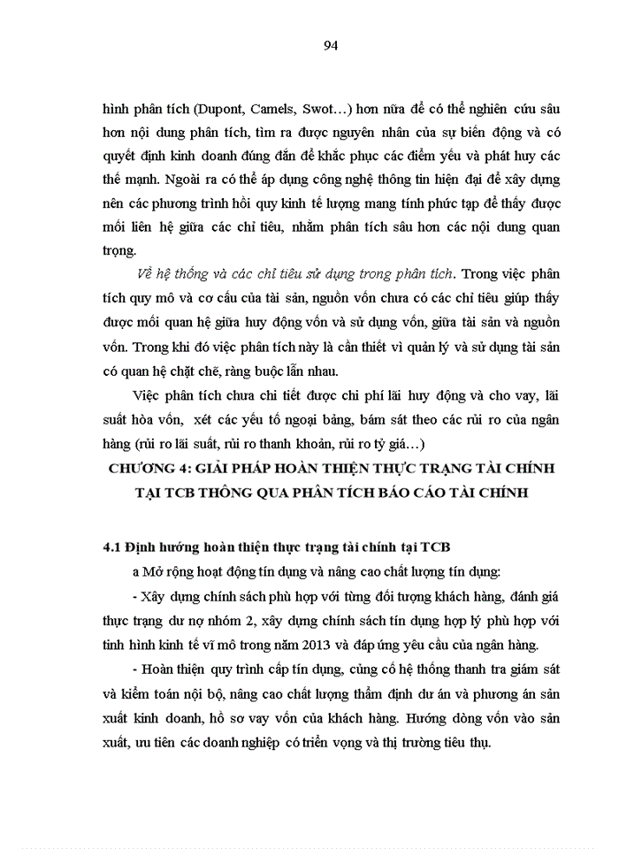 image for page Phân tích báo cáo tài chính tại Ngân hàng TMCP Kỹ Thương Việt Nam