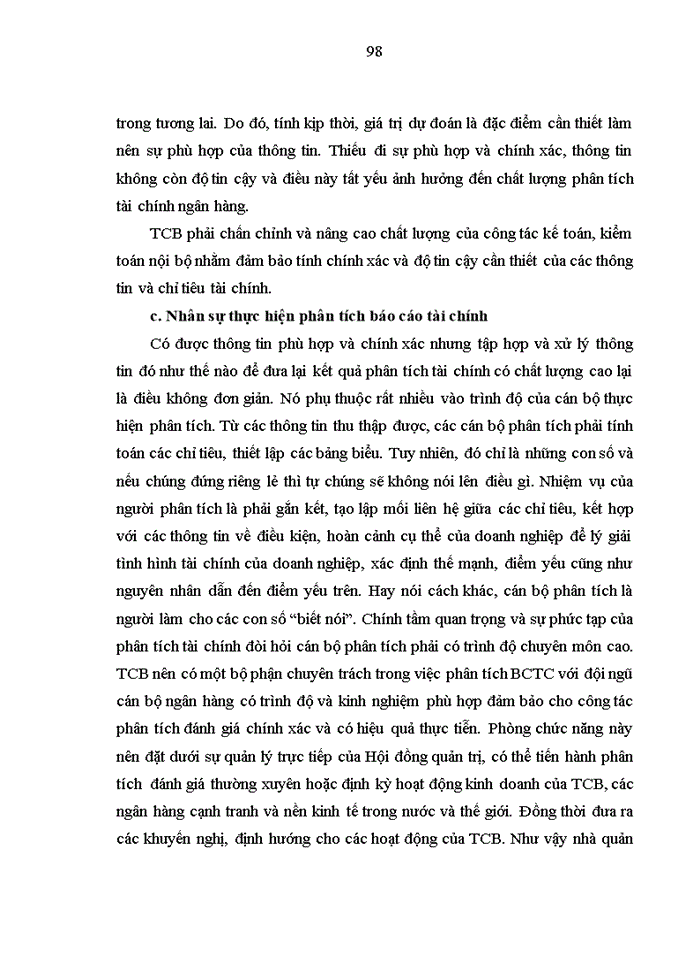 image for page Phân tích báo cáo tài chính tại Ngân hàng TMCP Kỹ Thương Việt Nam