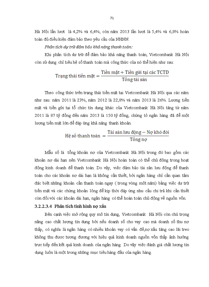 image for page Hoàn thiện  phân tích báo cáo tài chính tại Ngân hàng thương mại cổ phần Ngoại Thương Việt Nam- Chi nhánh Hà Nội