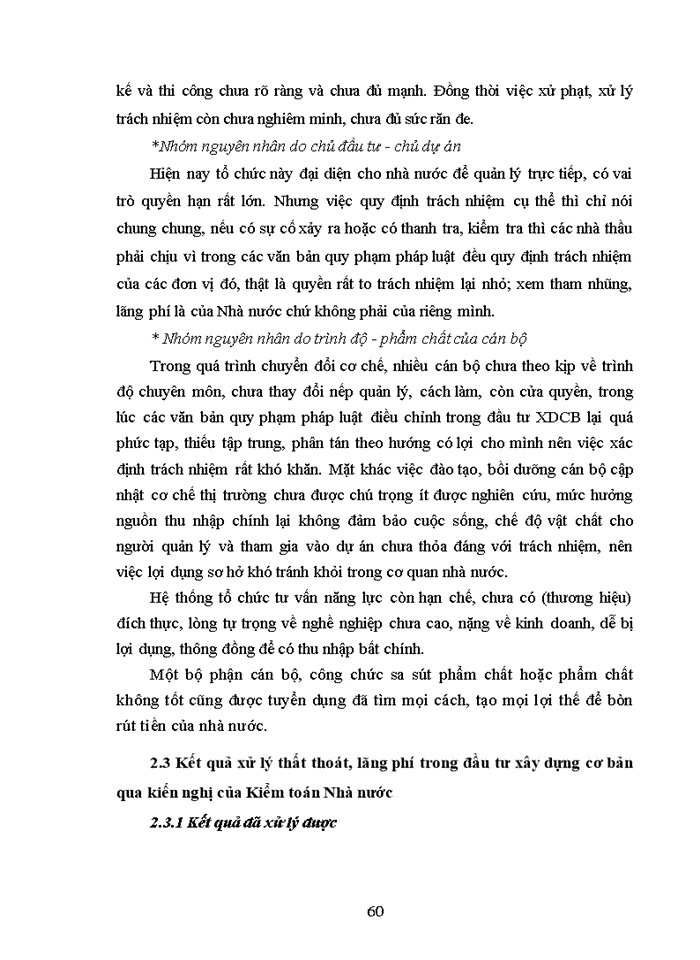 image for page Các giải pháp chống thất thoát lãng phí trong đầu tư xây dựng cơ bản từ vốn Ngân sách, phân tích dưới góc độ Kiểm toán Nhà nước