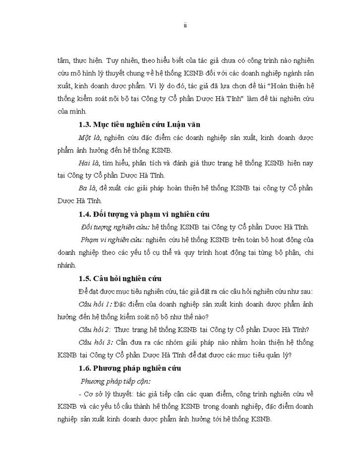 image for page Hoàn thiện hệ thống kiểm soát nội bộ tại công ty cổ phần dược hà tĩnh