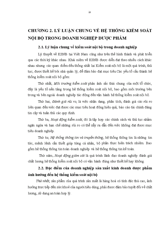 image for page Hoàn thiện hệ thống kiểm soát nội bộ tại công ty cổ phần dược hà tĩnh