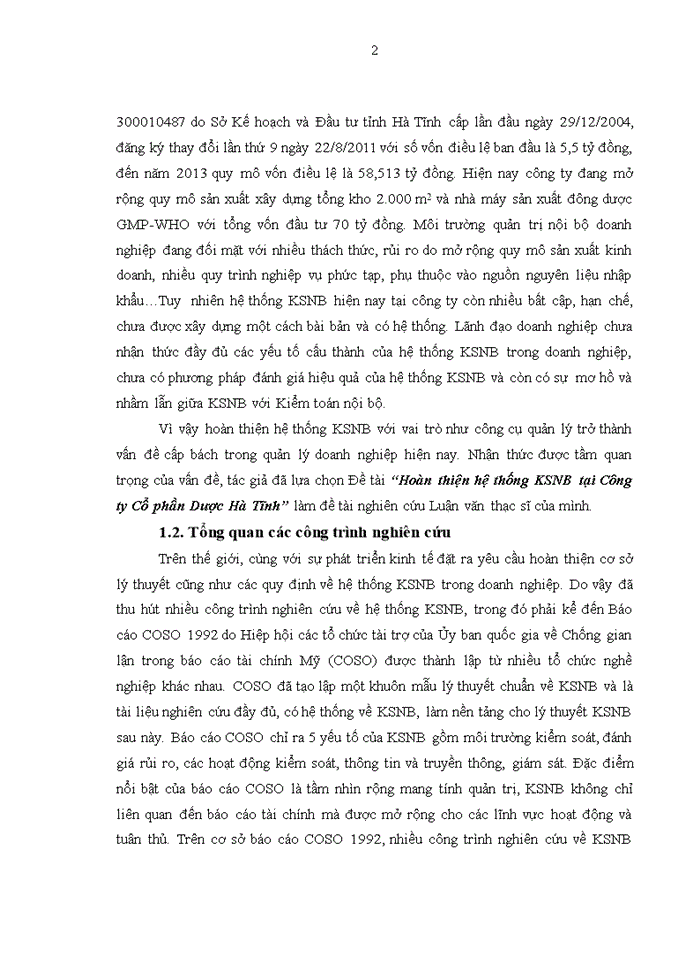 image for page Hoàn thiện hệ thống kiểm soát nội bộ tại công ty cổ phần dược hà tĩnh