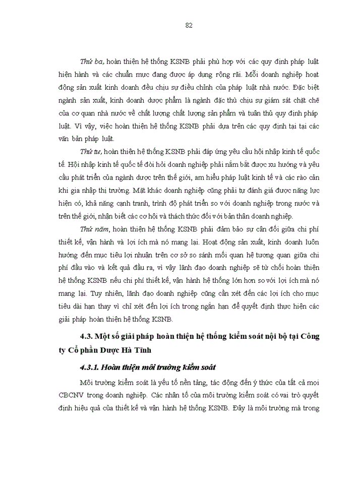 image for page Hoàn thiện hệ thống kiểm soát nội bộ tại công ty cổ phần dược hà tĩnh