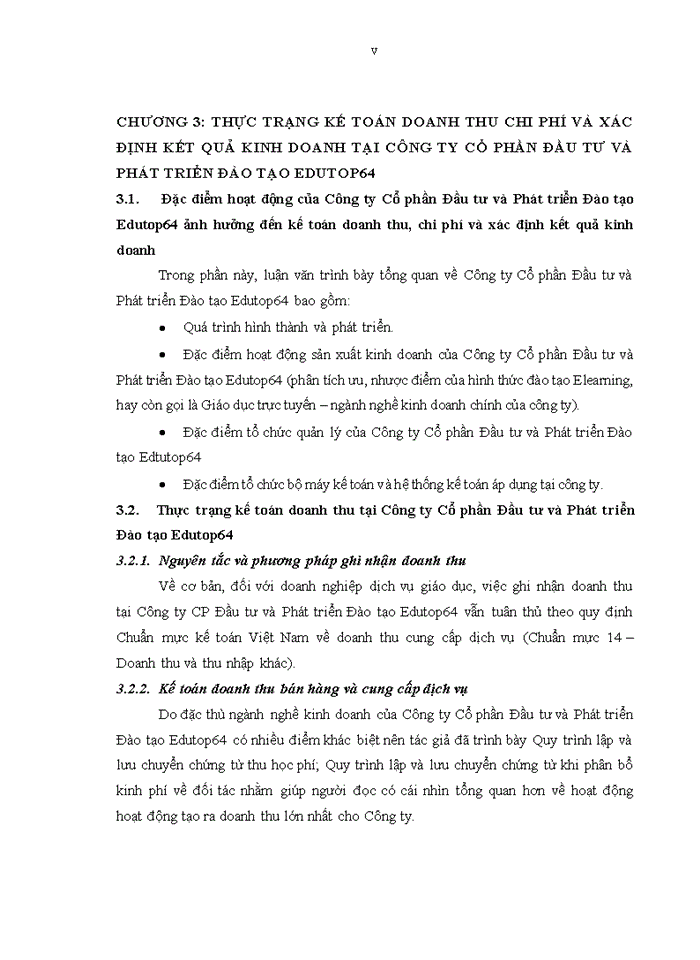image for page Hoàn thiện kế toán doanh thu, chi phí và xác định kết quả kinh doanh tại công ty cổ phần đầu tư và phát triển đào tạo edutop64