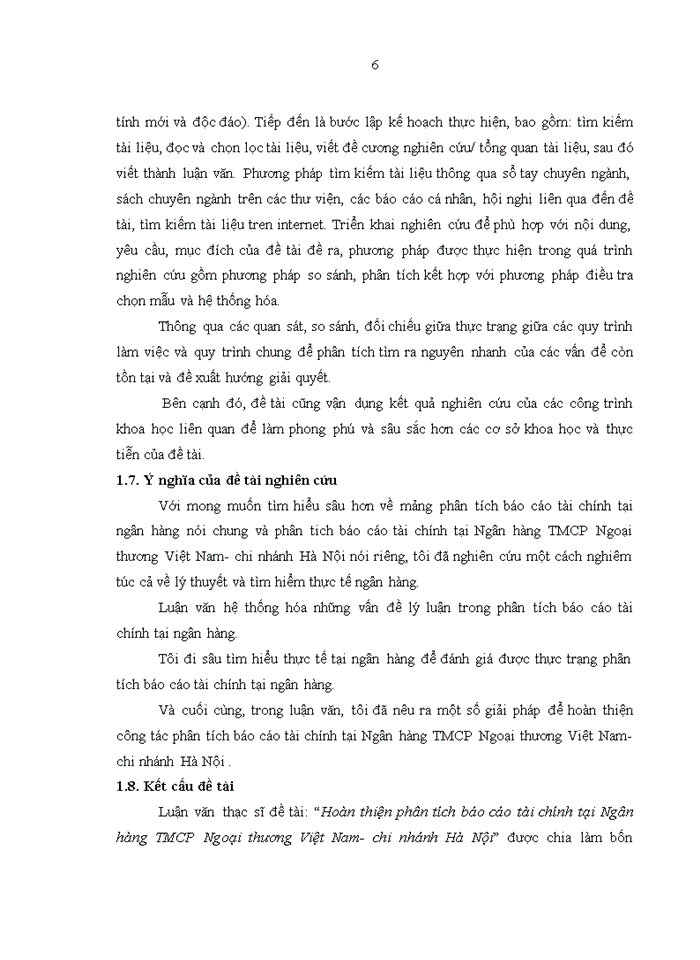 image for page Hoàn thiện  phân tích báo cáo tài chính tại Ngân hàng thương mại cổ phần Ngoại Thương Việt Nam- Chi nhánh Hà Nội